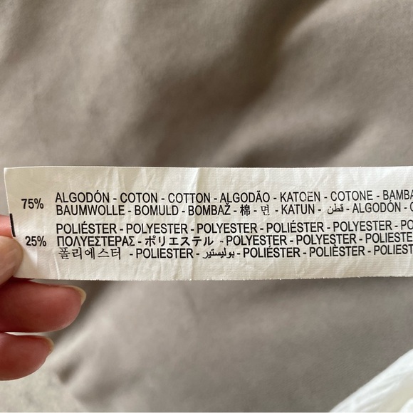 Zara White Fringed Kimono Size Medium - Picture 13 of 13